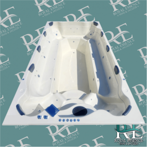 Modelo Calipso Doble con Hidromasaje – 450x245x120cm