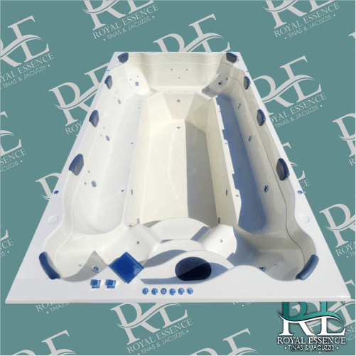 Modelo Calipso Doble con Hidromasaje - 450x245x120cm