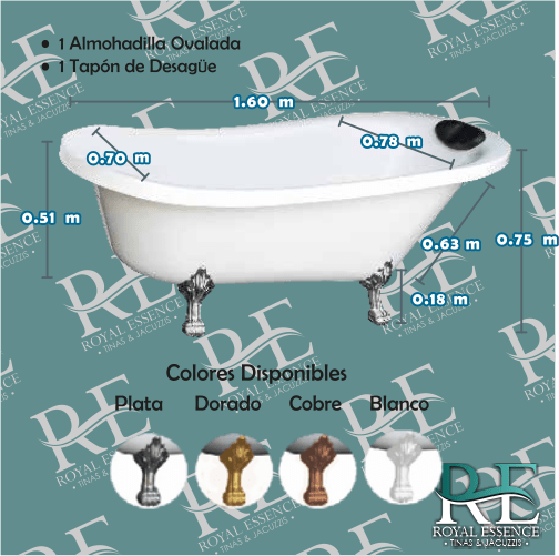 Modelo Viena – 160x70x61cm - Imagen 2